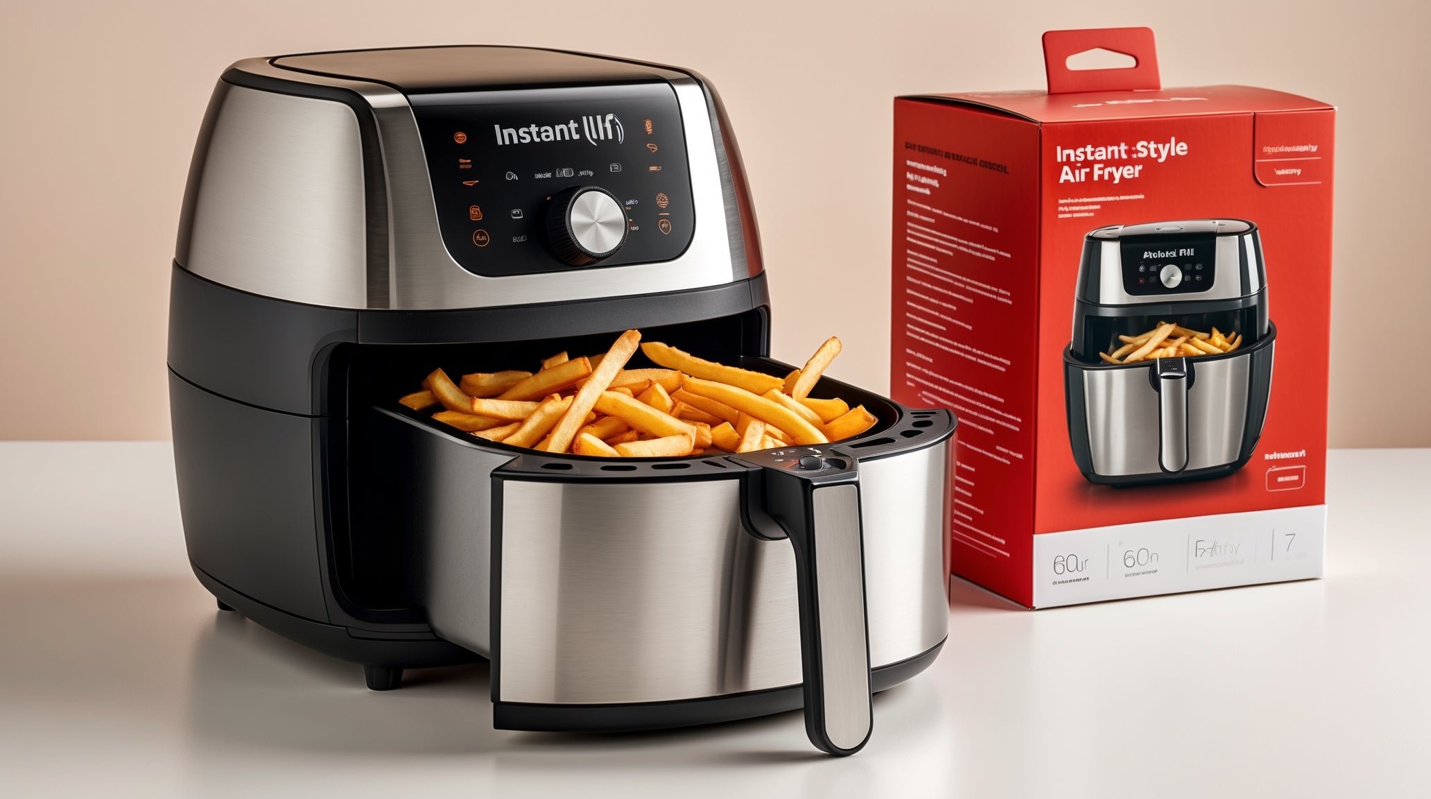 Instant Vortex Plus 6-Qt Stainless Steel Air Fryer